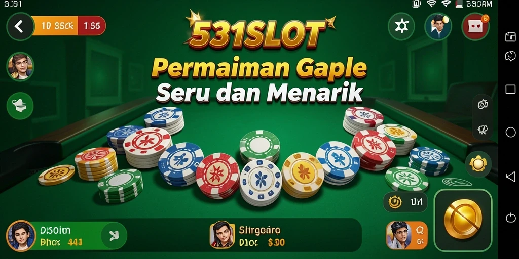 Screenshot gameplay seru Gaple di 531SLOT.