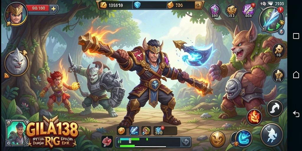 Screenshot GILA138 menampilkan gameplay RPG yang menarik dan menantang.