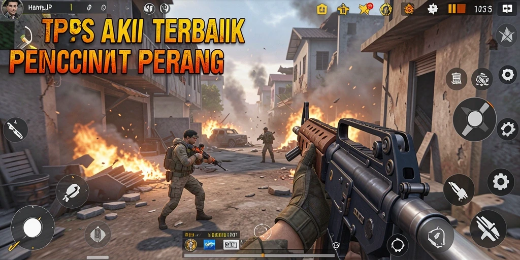 Gameplay seru dari HARAPJP dengan pertempuran mendebarkan.