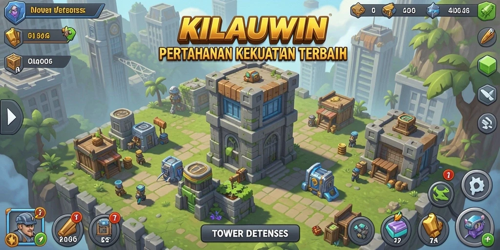 Gameplay menegangkan di dunia pertahanan menara KILAUWIN.