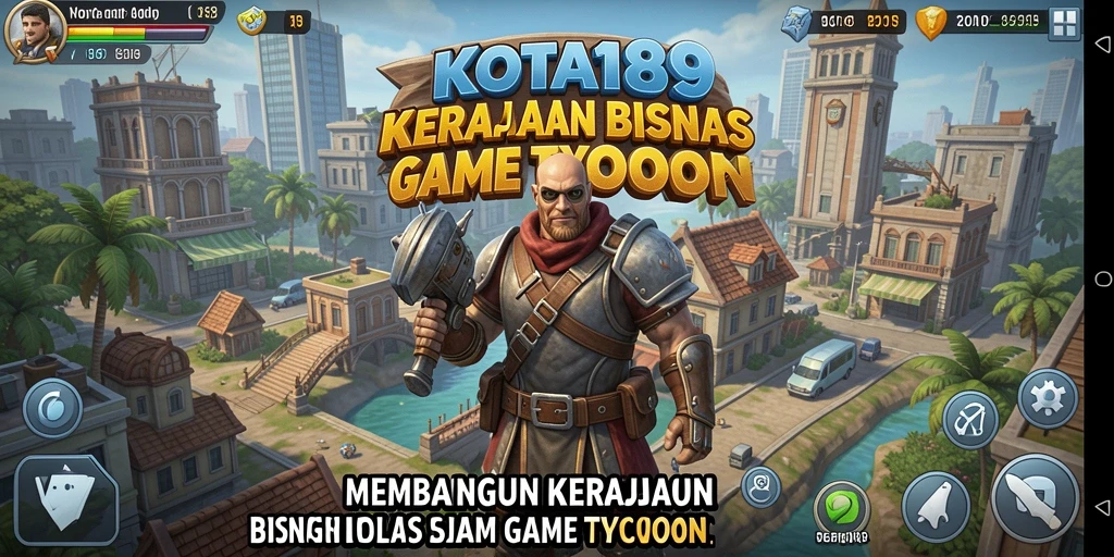 Tampilan gameplay KOTA189 yang menawan dan penuh warna.