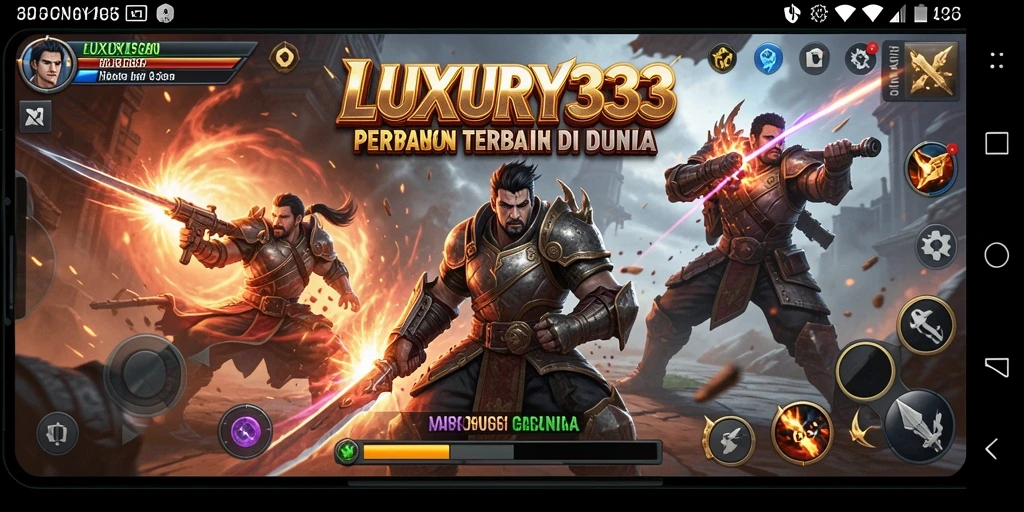 Gameplay pertarungan yang mendebarkan dan interaktif di LUXURY333.
