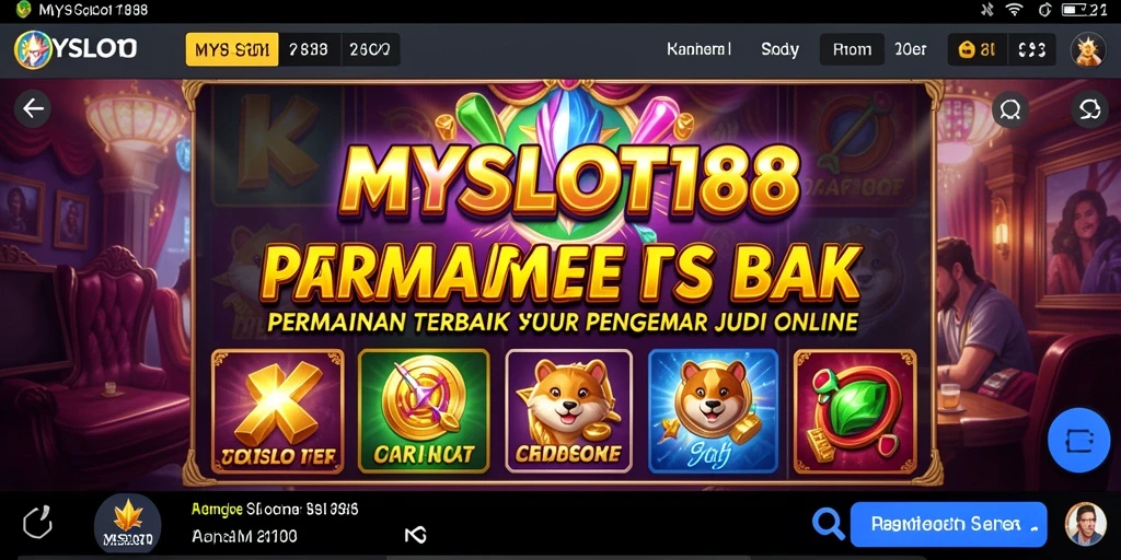 Gameplay seru MYSLOT188 dengan berbagai tema slot yang menarik.