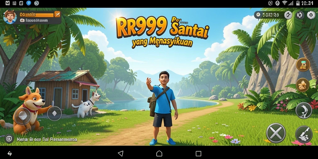 Gameplay seru dan santai dari RR999 yang menghibur.
